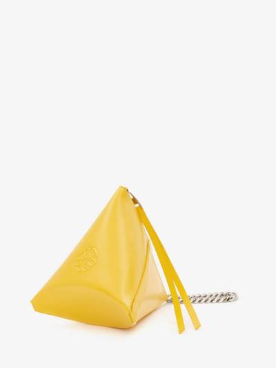 Alexander McQueen The Curve Pouch in New Pop Yellow outlook