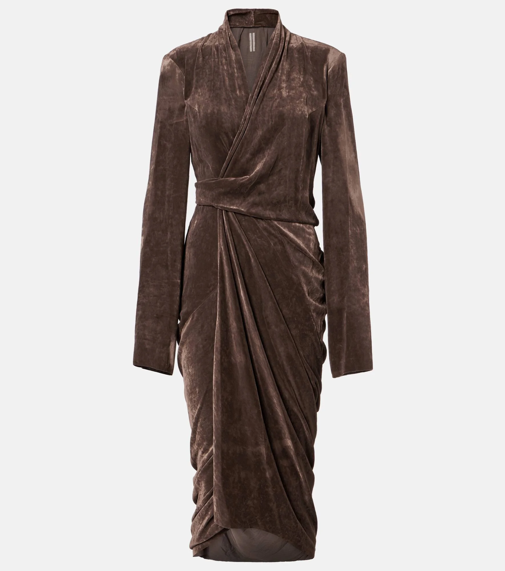 Wrap midi dress - 1