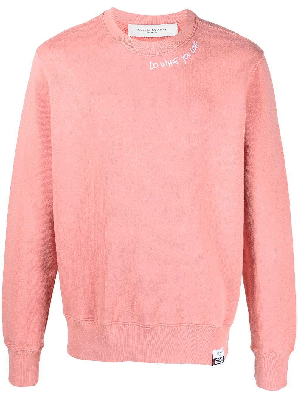 embroidered logo sweatshirt - 1