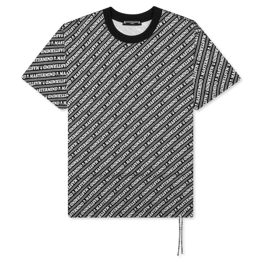 MASTERMIND WORLD ALL OVER LOGO SWEATSHIRT - RED - 1