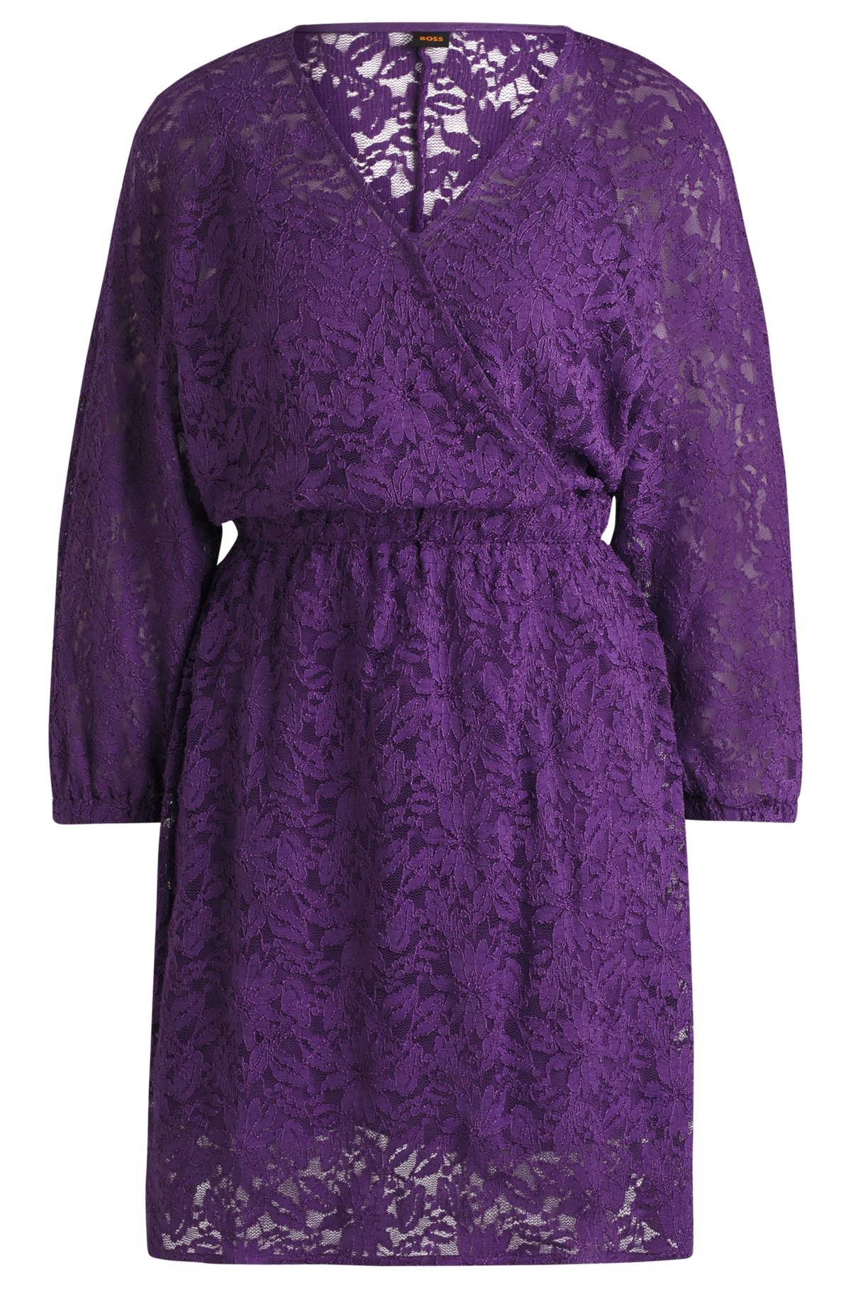 MACRAMÉ-LACE DRESS WITH ELASTICATED WAISTBAND - 1