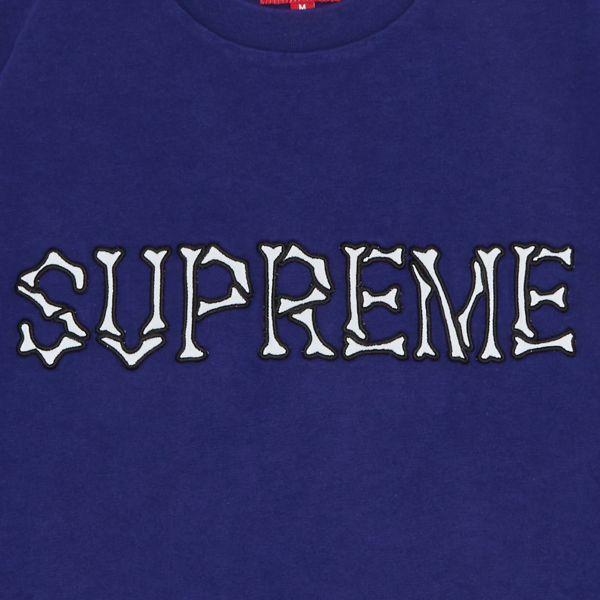 Supreme Bones Short-Sleeve Top 'Dark Royal' - 3