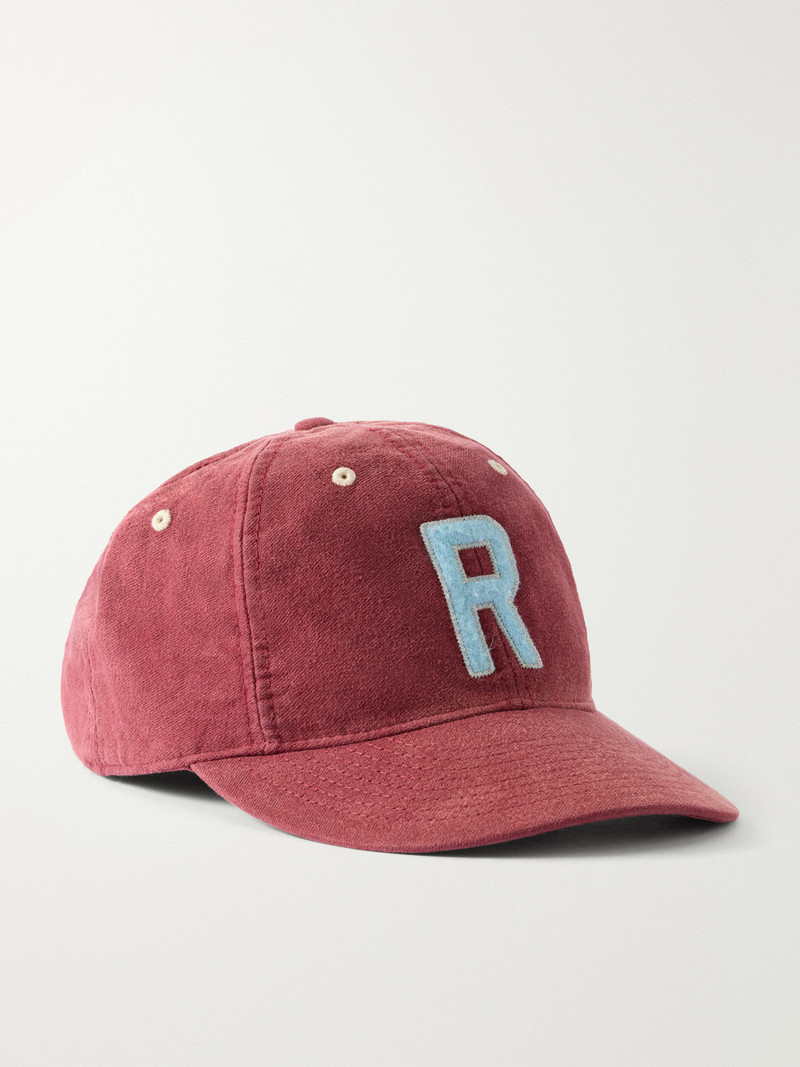 Logo-Appliquéd Cotton-Twill Cap 1