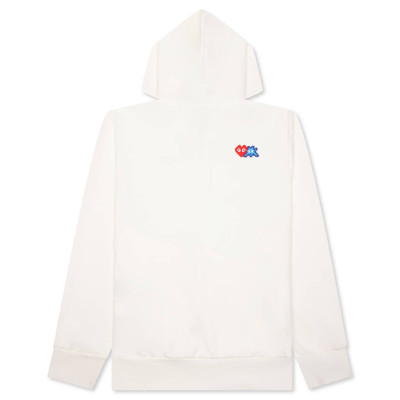 Comme des Garçons PLAY COMME DES GARCONS PLAY X THE ARTIST INVADER WOMEN'S FULL-ZIP HOODIE - OFF-WHITE outlook