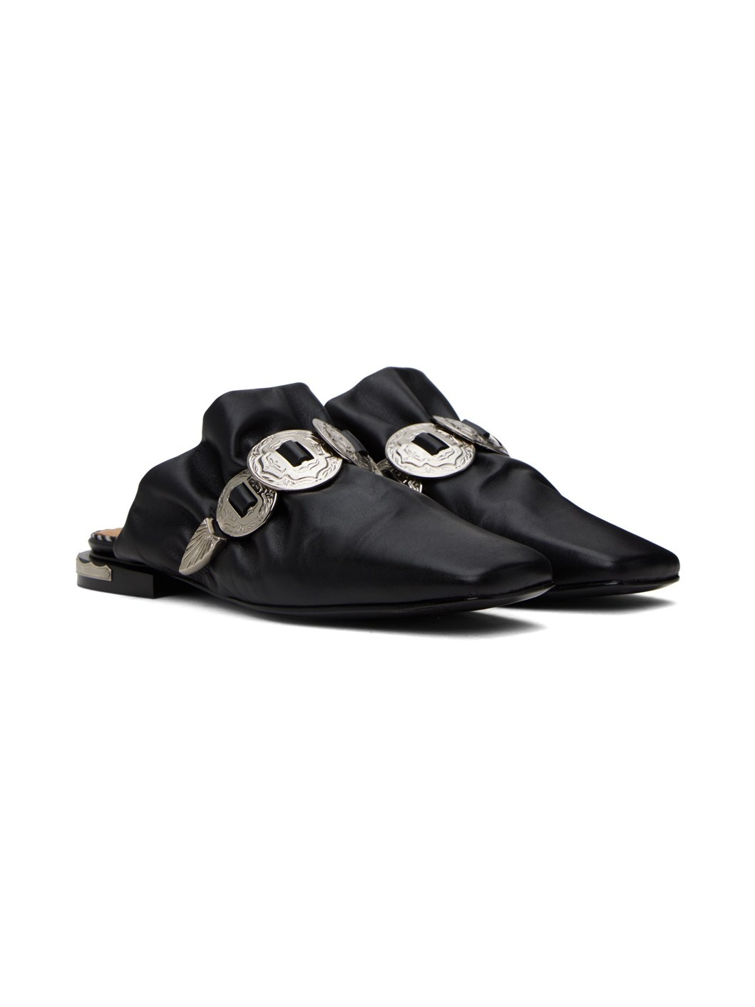 SSENSE Exclusive Black Hardware Loafers - 4