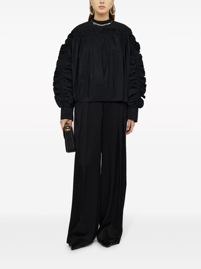 Jil Sander belted ankle-tie tailored trousers outlook