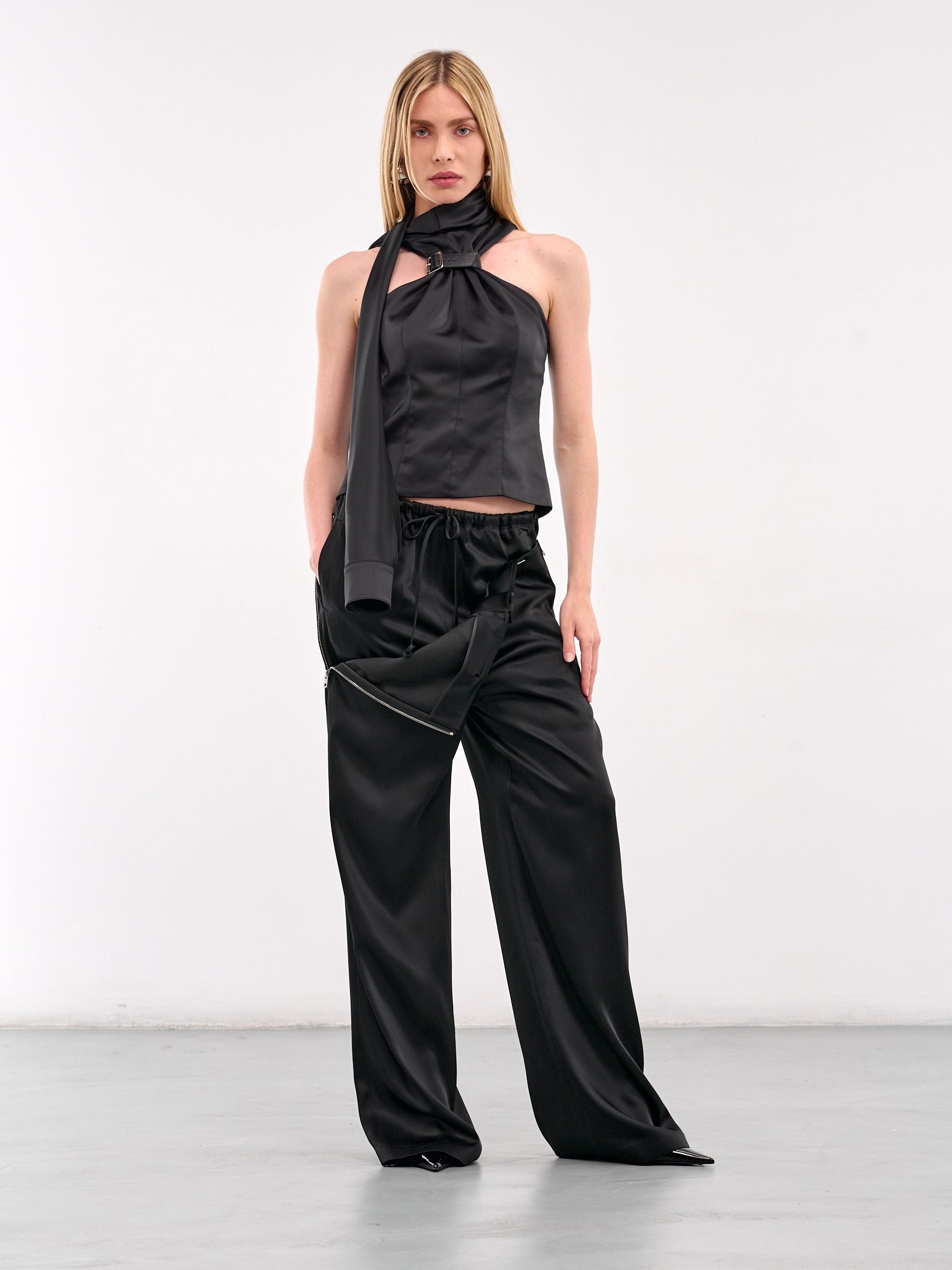 Deconstructed Shirt Detail Blouse - 6