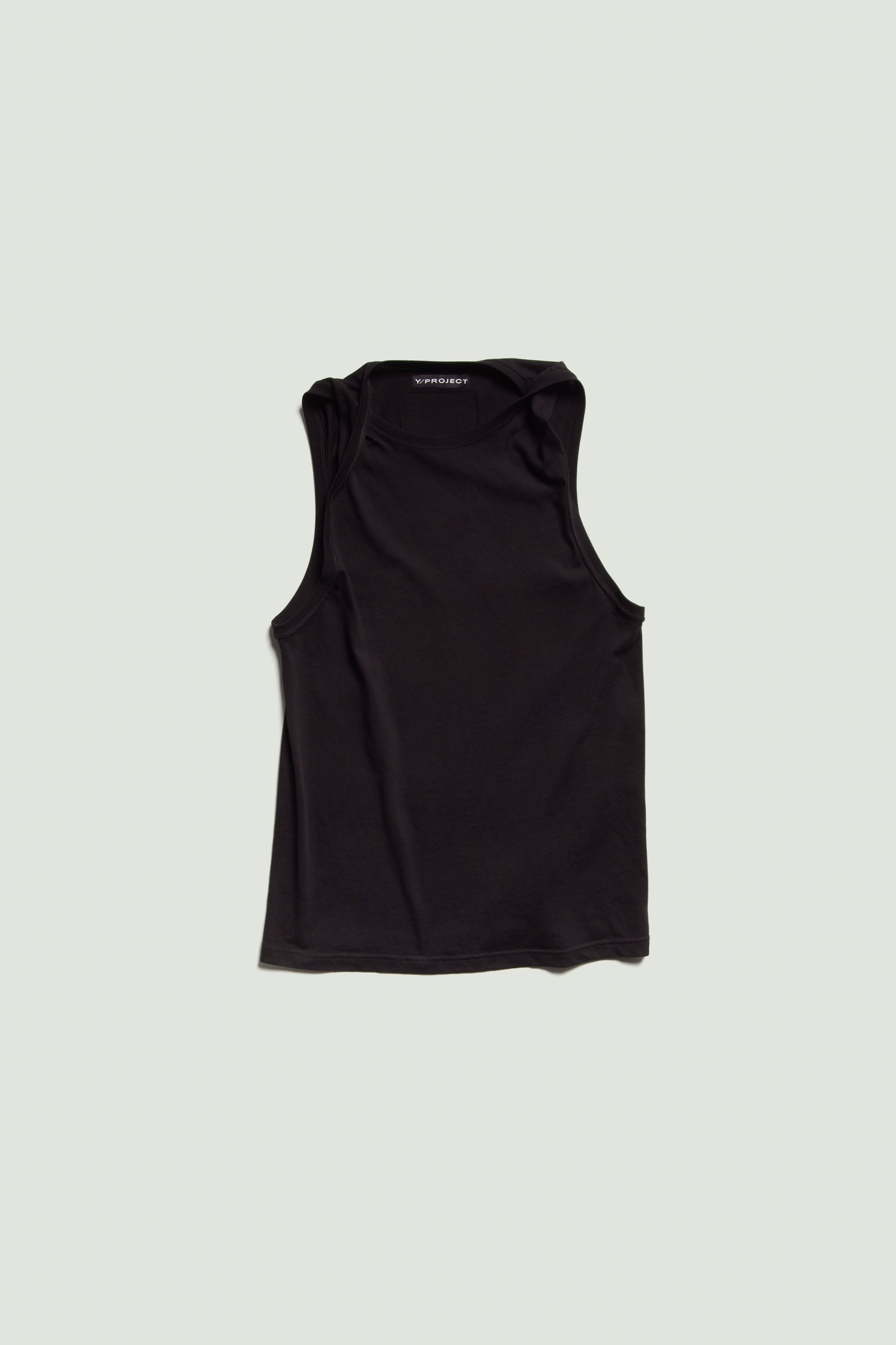 Twisted Shoulder Tank Top - 1