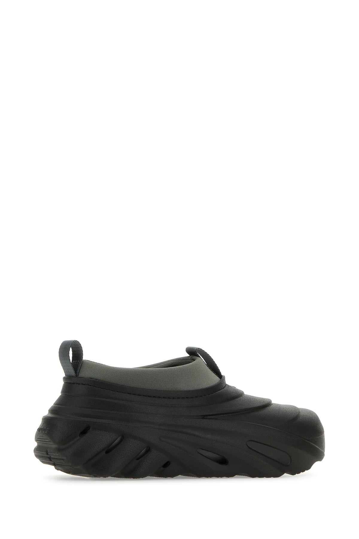 Black rubber Echo Storm slip ons - 3