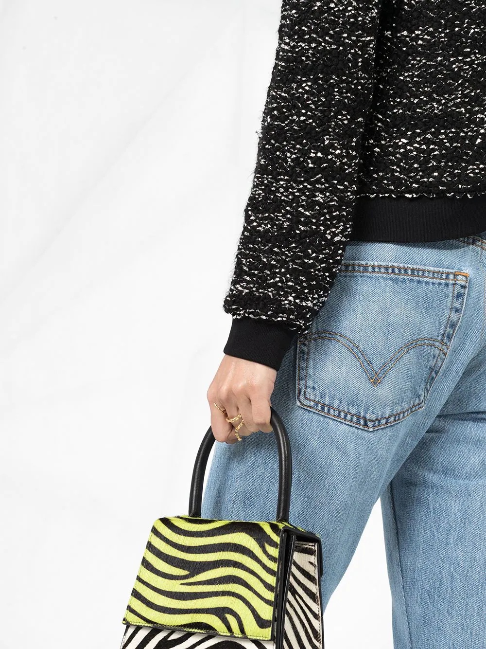 high-rise cropped jeans - 3