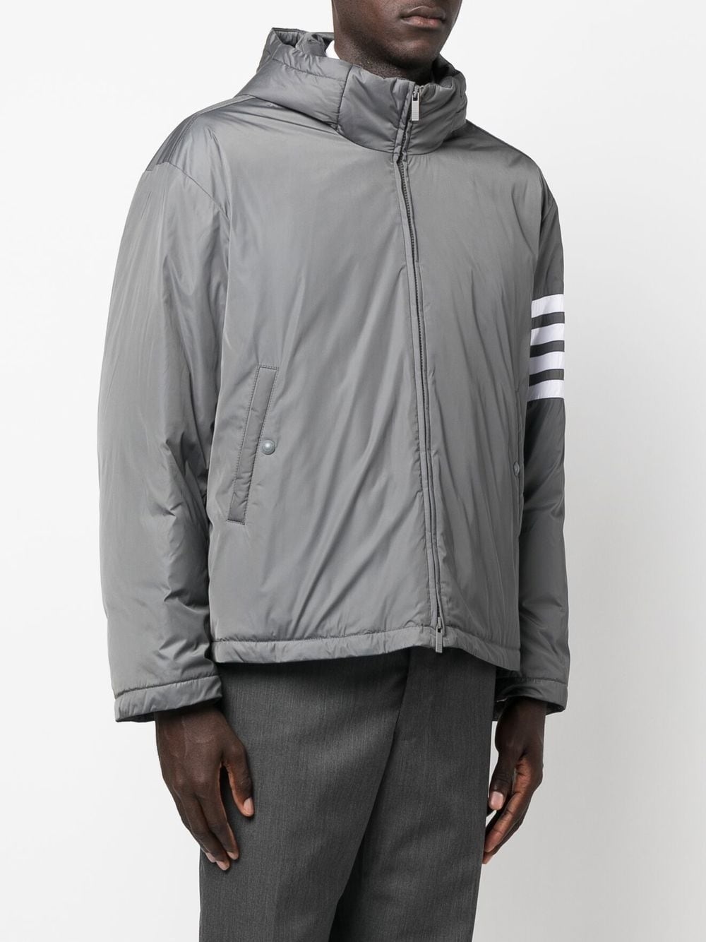 4-Bar stripe padded jacket - 3