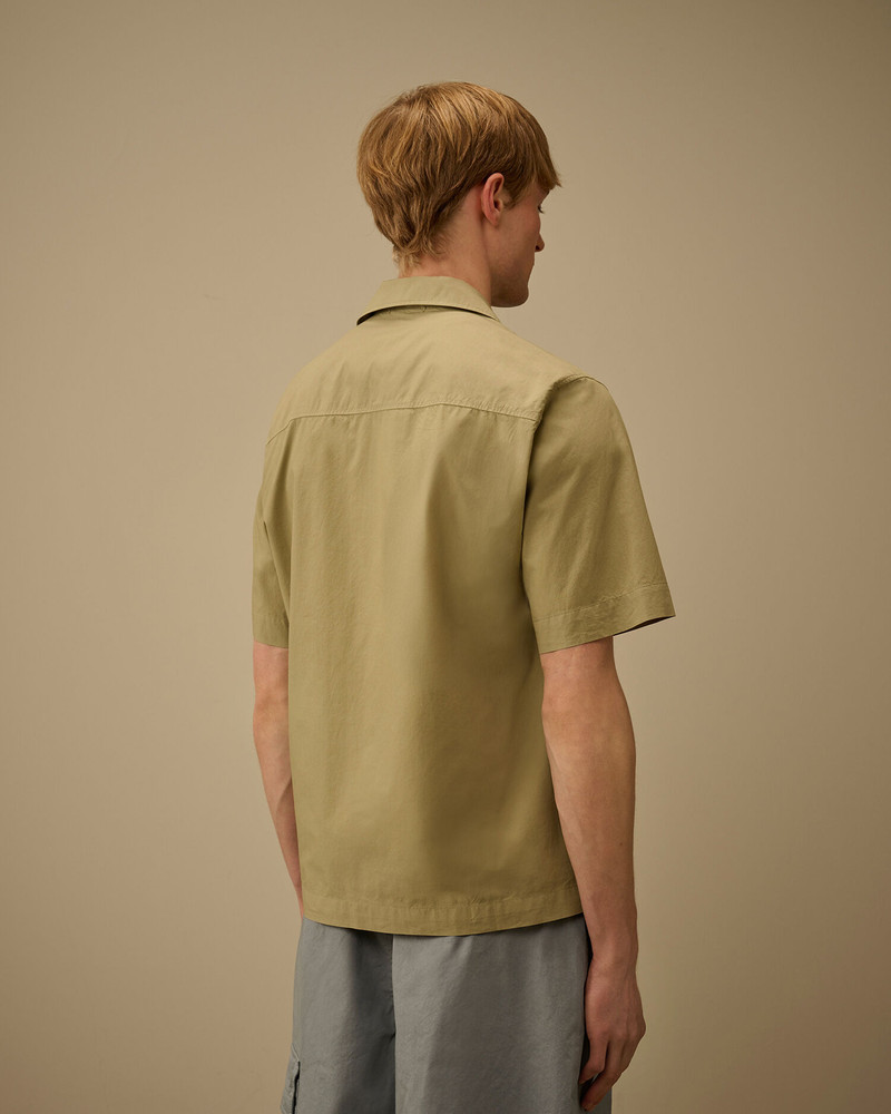 Popeline Boxy Short Sleeve Shirt 4