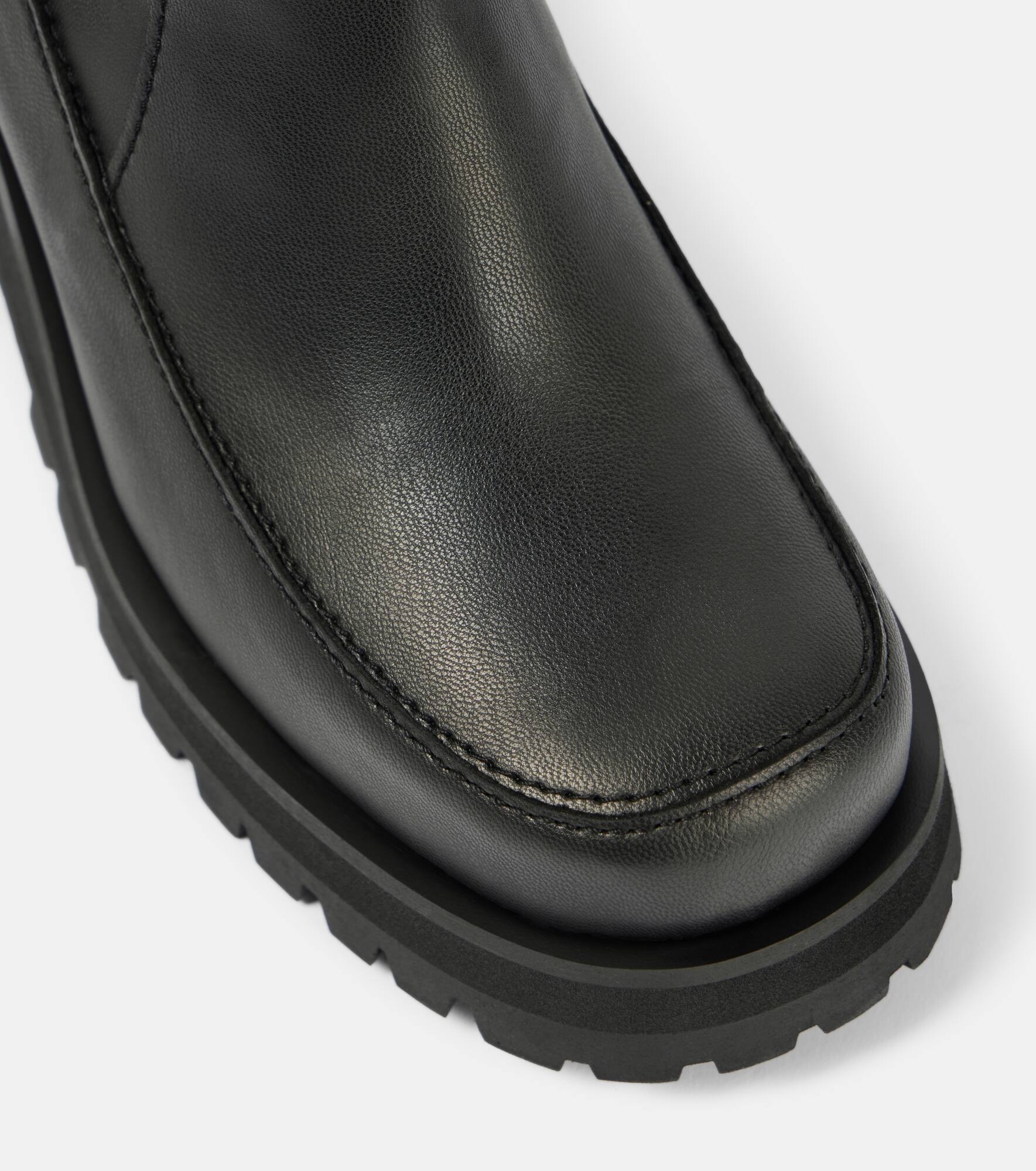 Faux leather ankle boots - 5