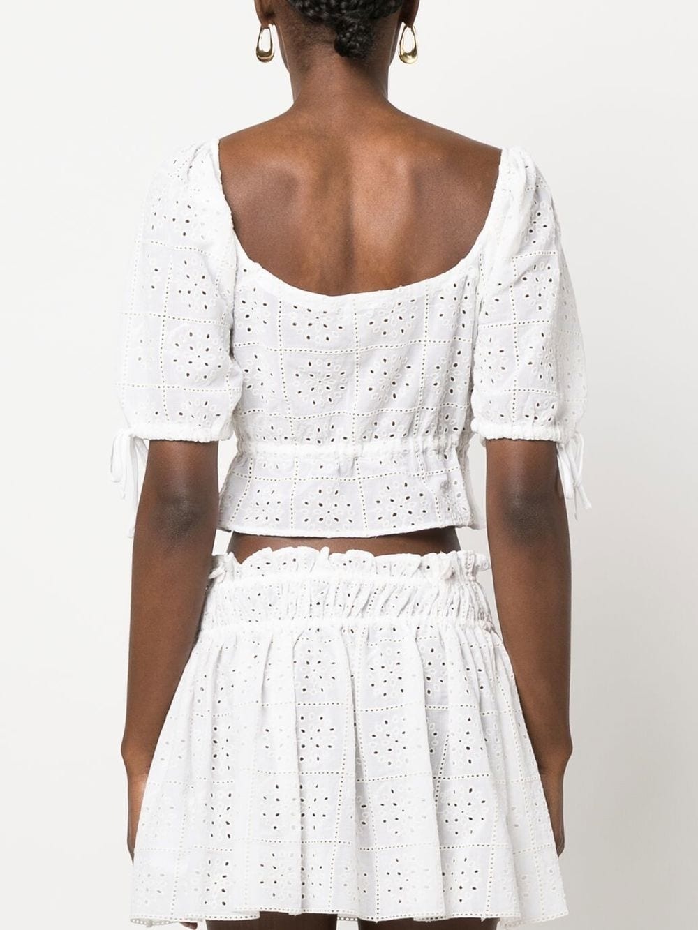 broderie anglaise organic cotton top - 4
