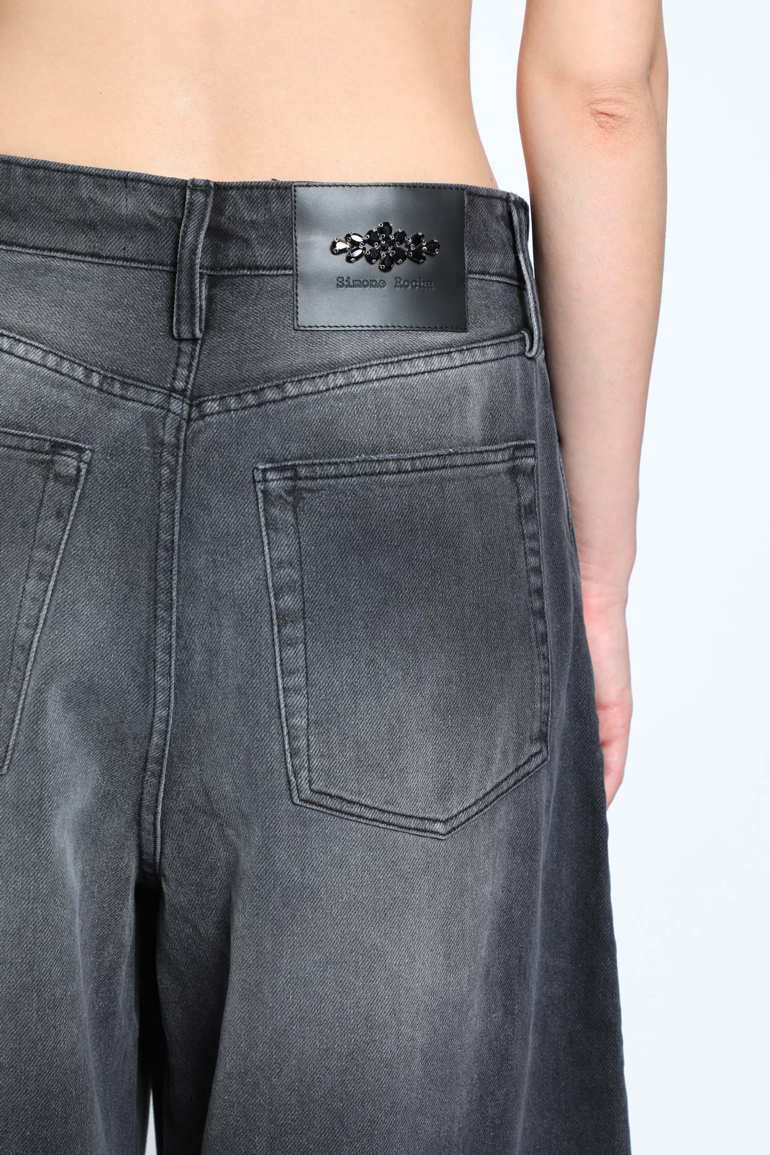 Distressed Wide Leg Puddle Jeans - 4