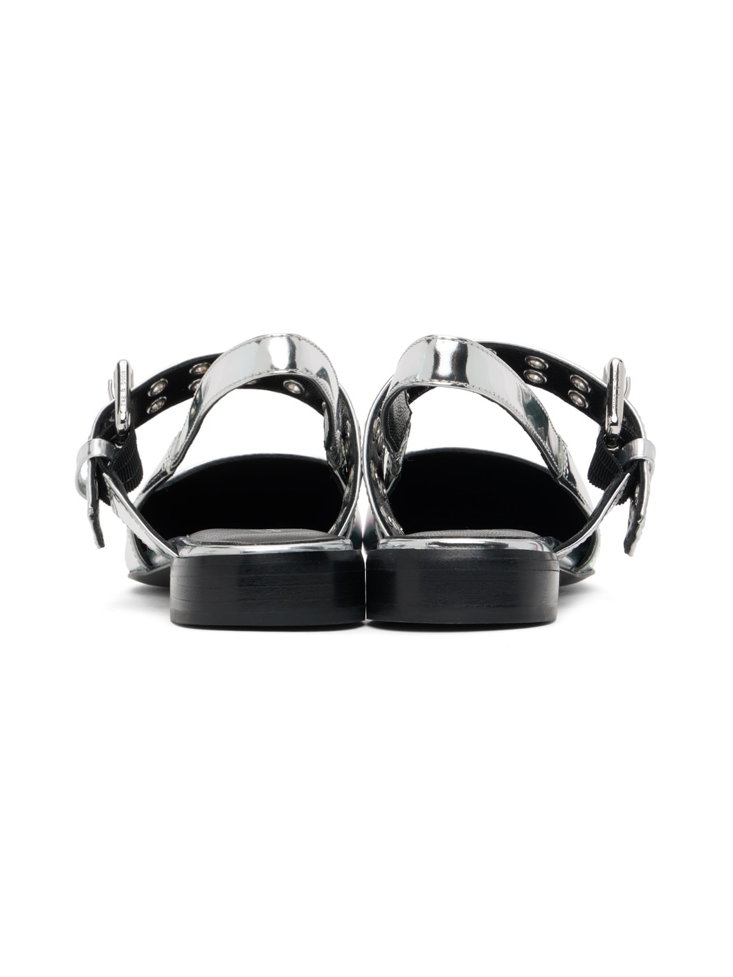 Silver Astra Slingback Slippers - 2