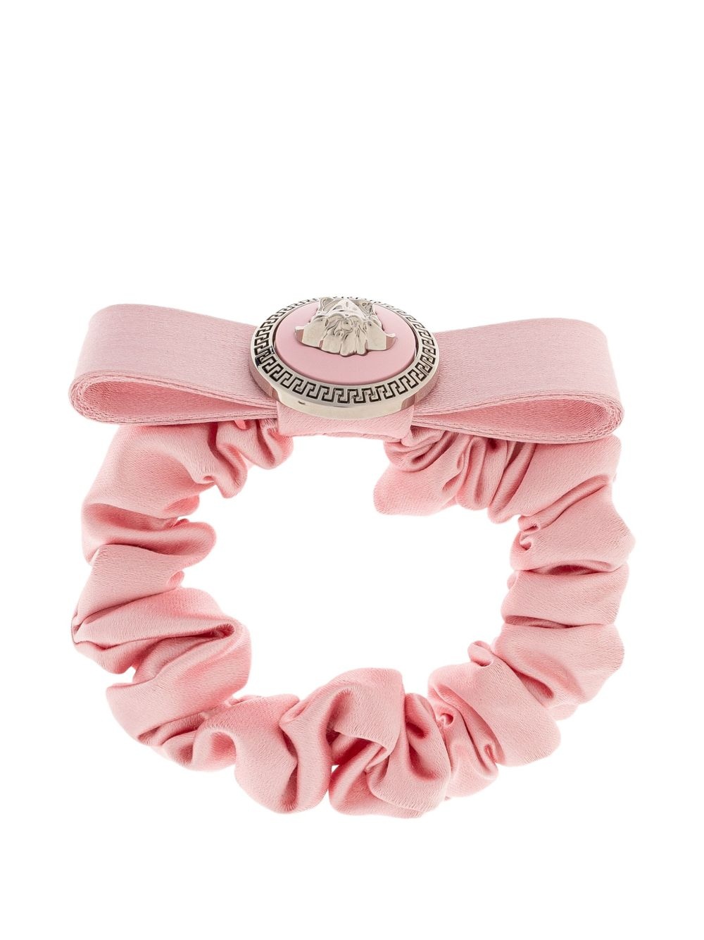 Gianni Ribbon satin hair scrunchie - 4