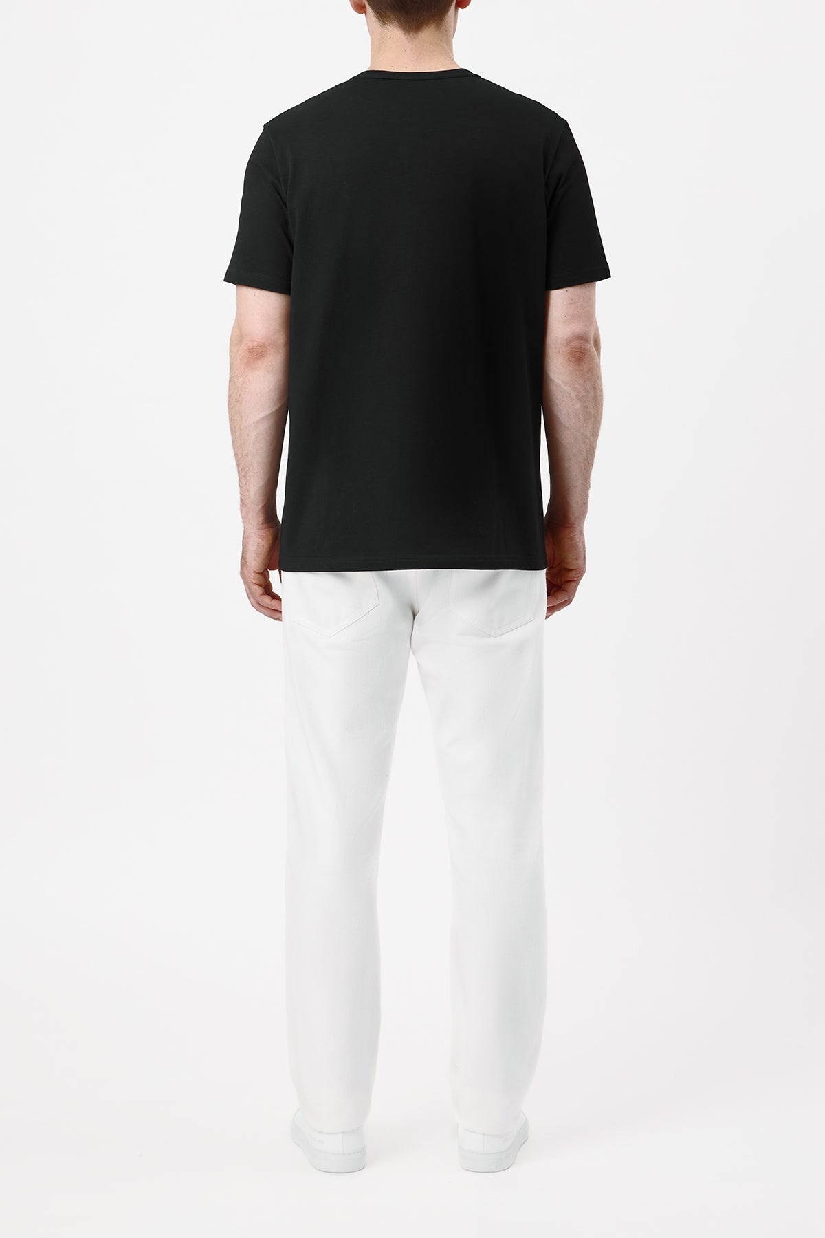 Bandeira T-Shirt in Black Upcycled Cotton - 4