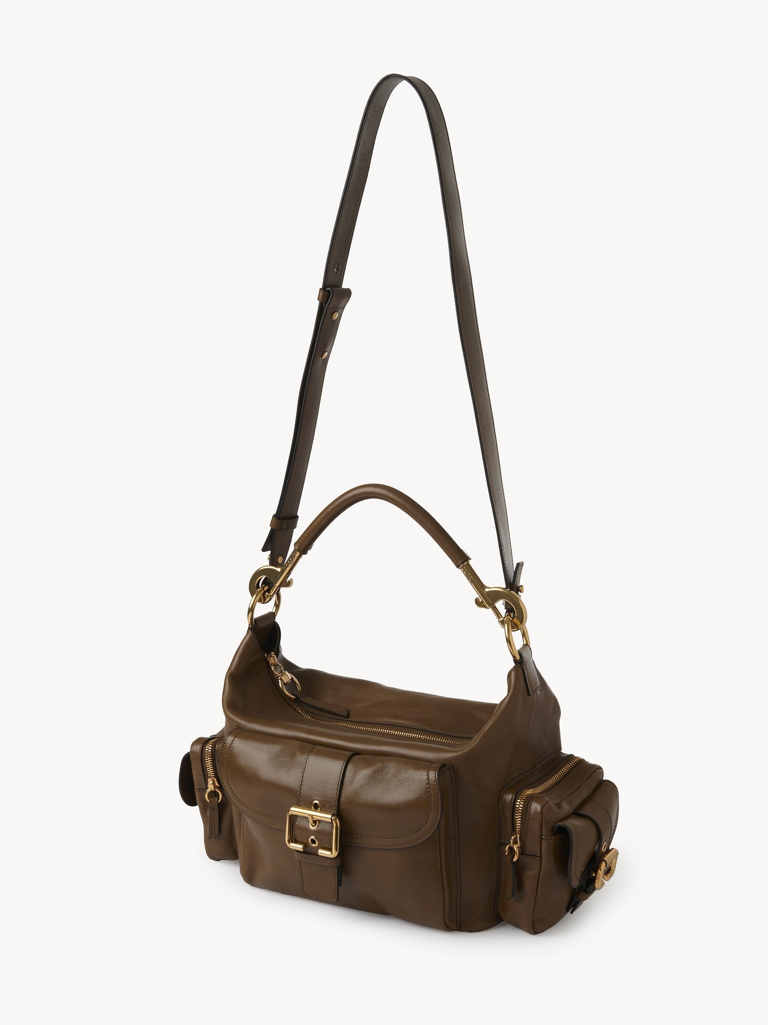 CAMERA BAG IN SHINY LEATHER - 3