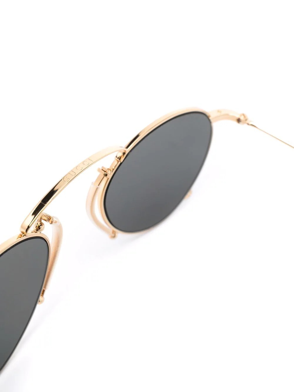 round-frame tinted sunglasses - 3