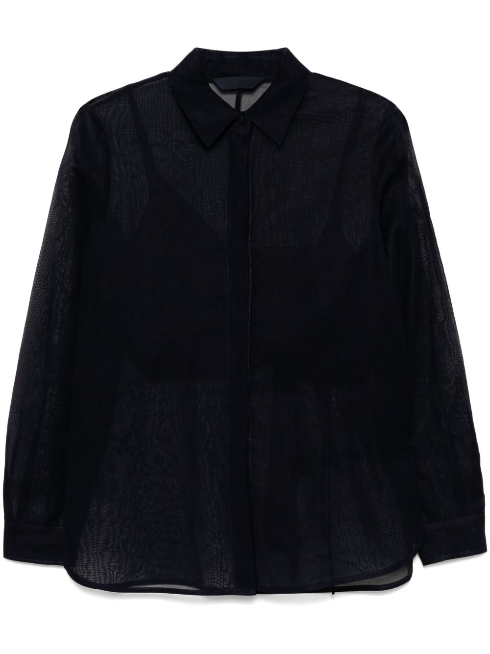 ribbon bustier shirt - 1