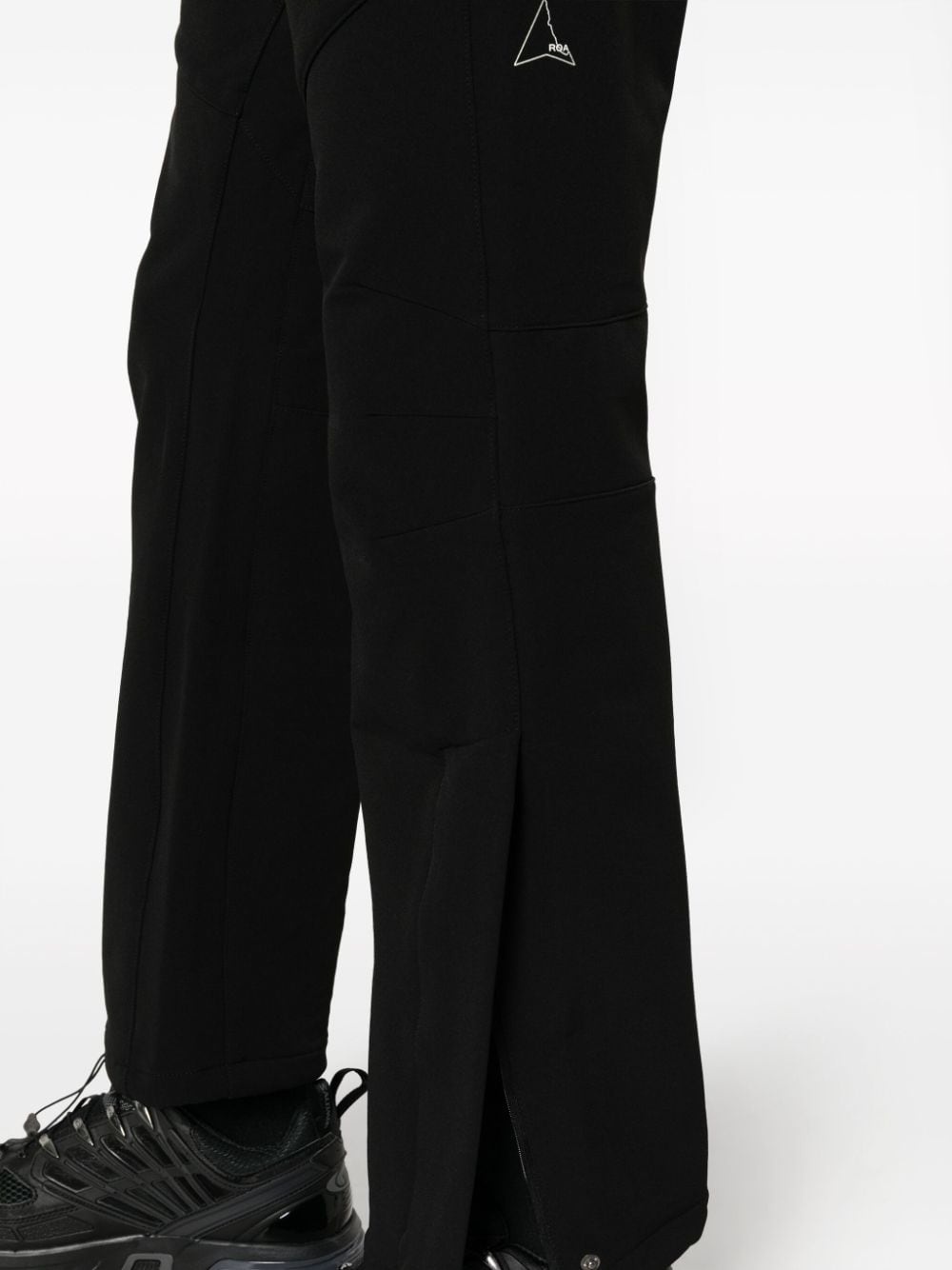belted straight-leg trousers - 5