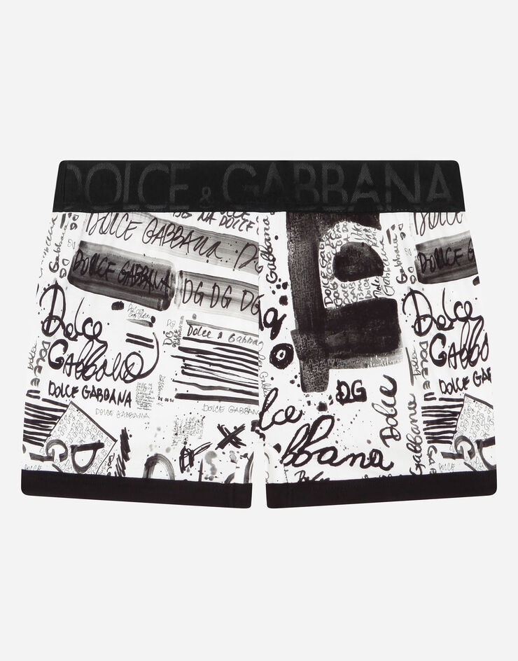 Logo-print two-way stretch cotton boxers - 3