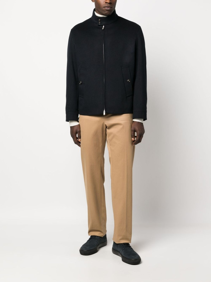 LARDINI high-neck wool jacket outlook
