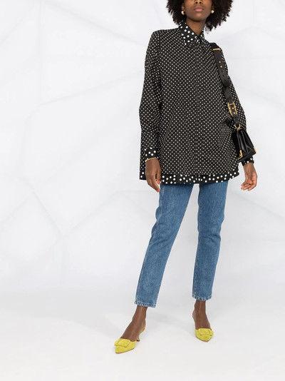 Dolce & Gabbana mixed polka dot shirt outlook