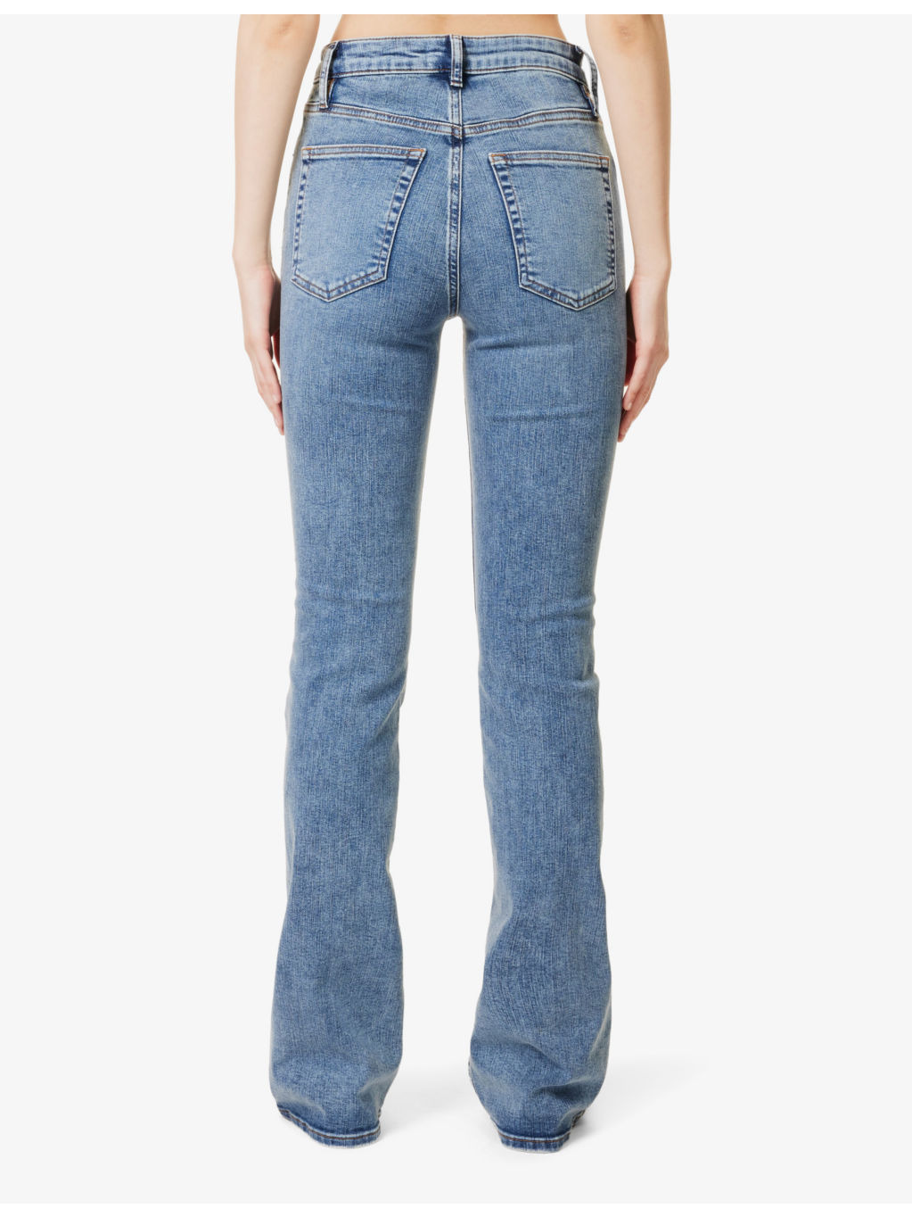 The Reboot Flared-Leg High-Rise Stretch-Denim Jeans - 4