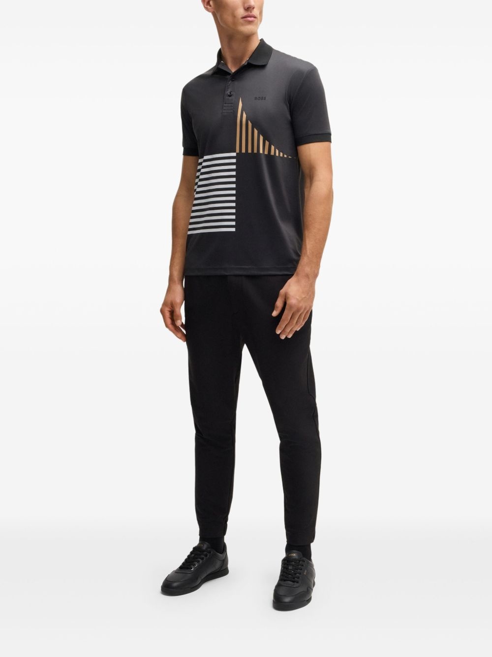 printed polo shirt - 2
