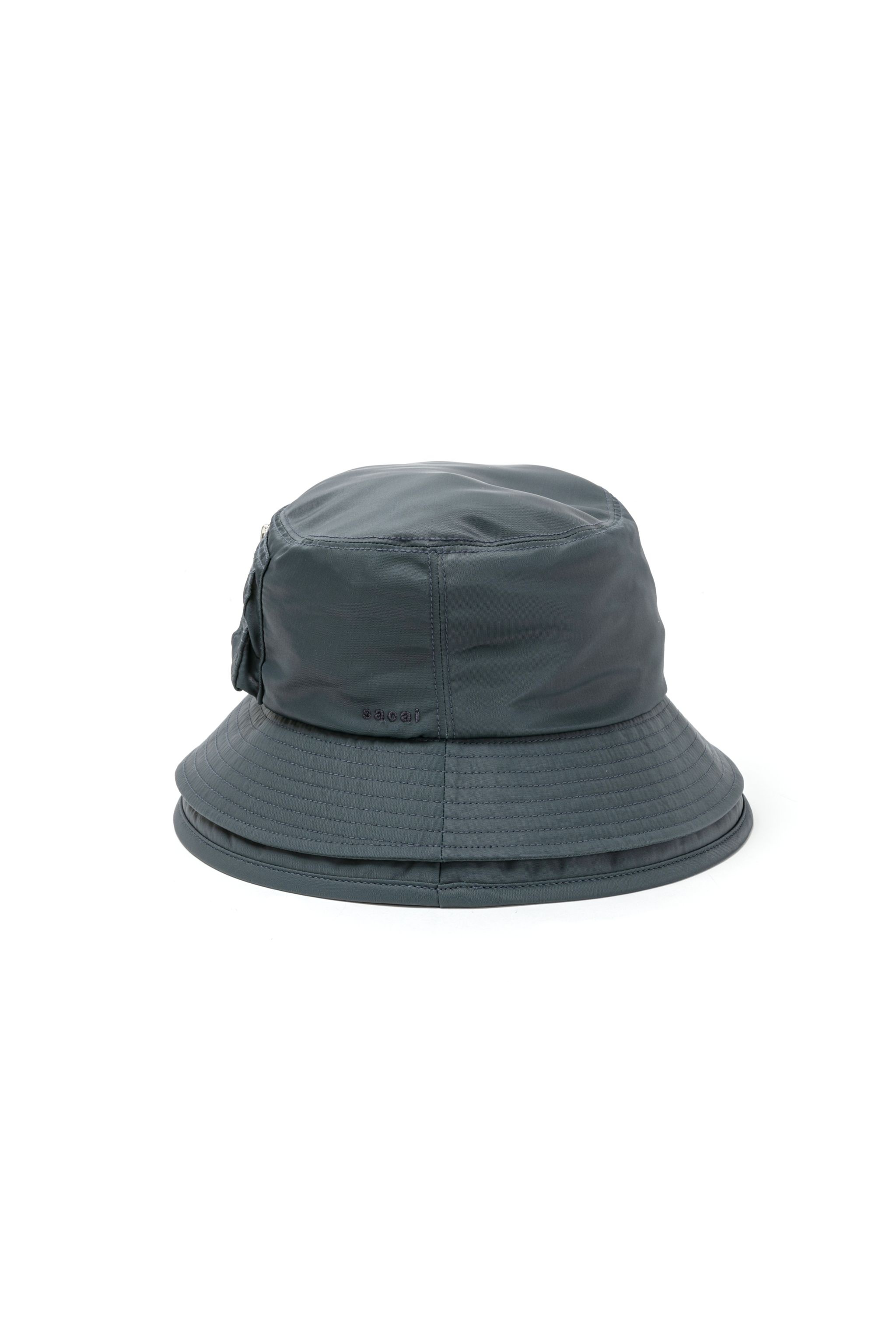 sacai Pocket Double Brim Hat / Nylon Twill | REVERSIBLE