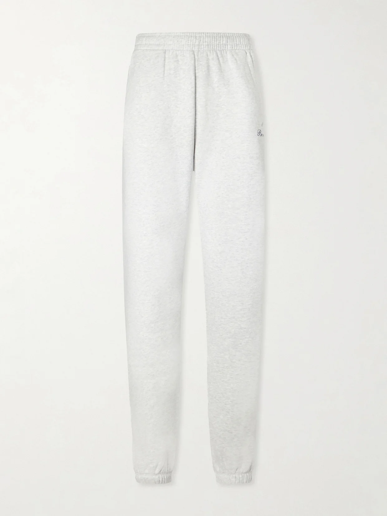 Beverly Script Cotton-jersey Track Pants - 1