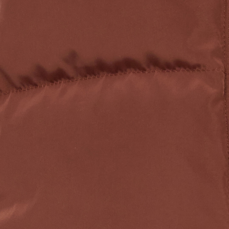 Brown Down Jacket With Monogram Rc 5