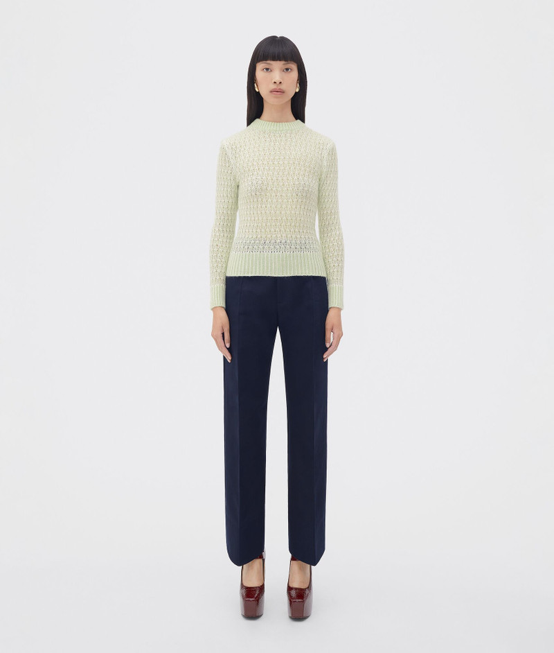 양모 mohair 레이스 효력 점퍼 - 1