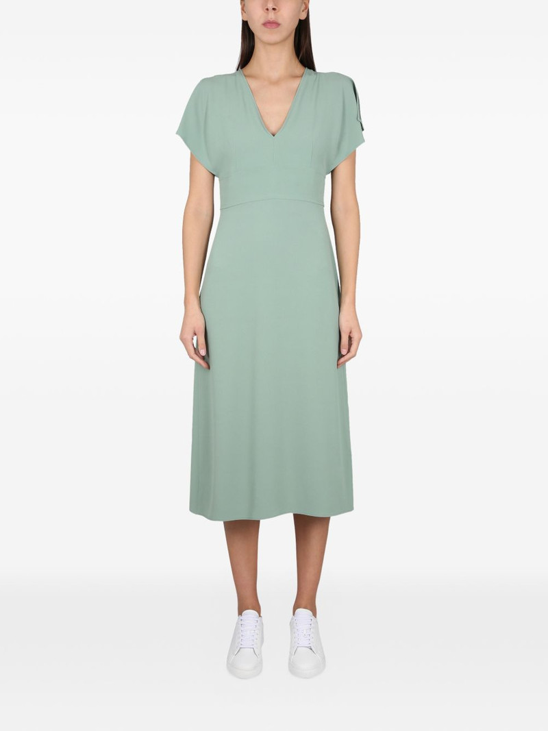 V-neck midi dress 1