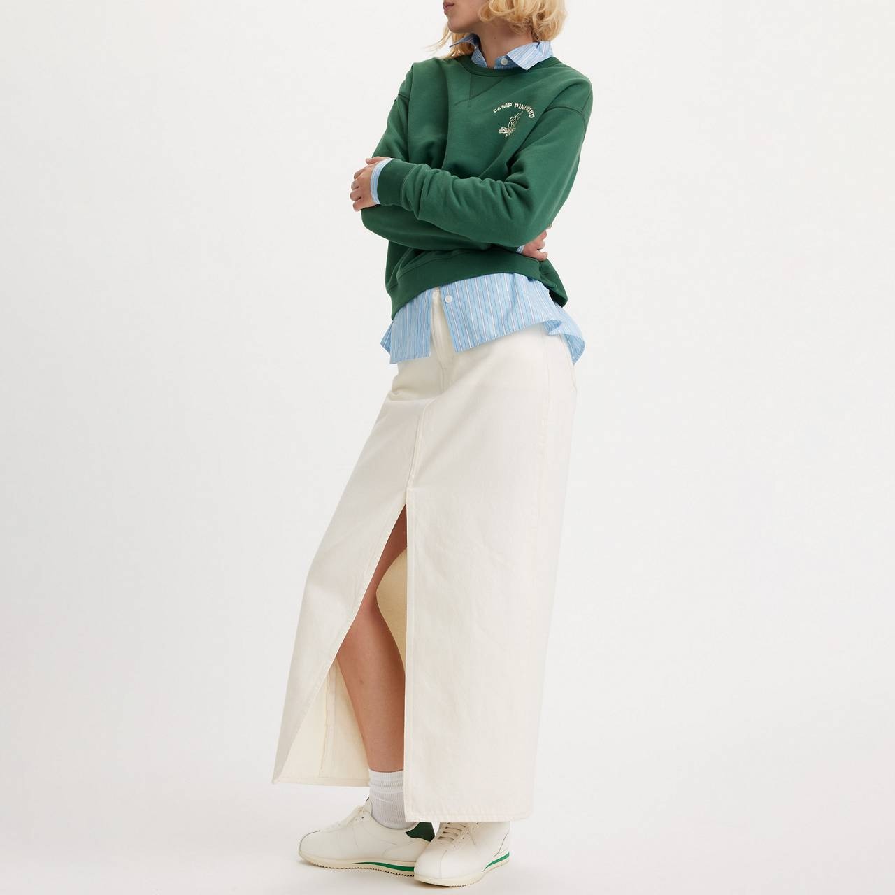 ANKLE COLUMN SKIRT - 4
