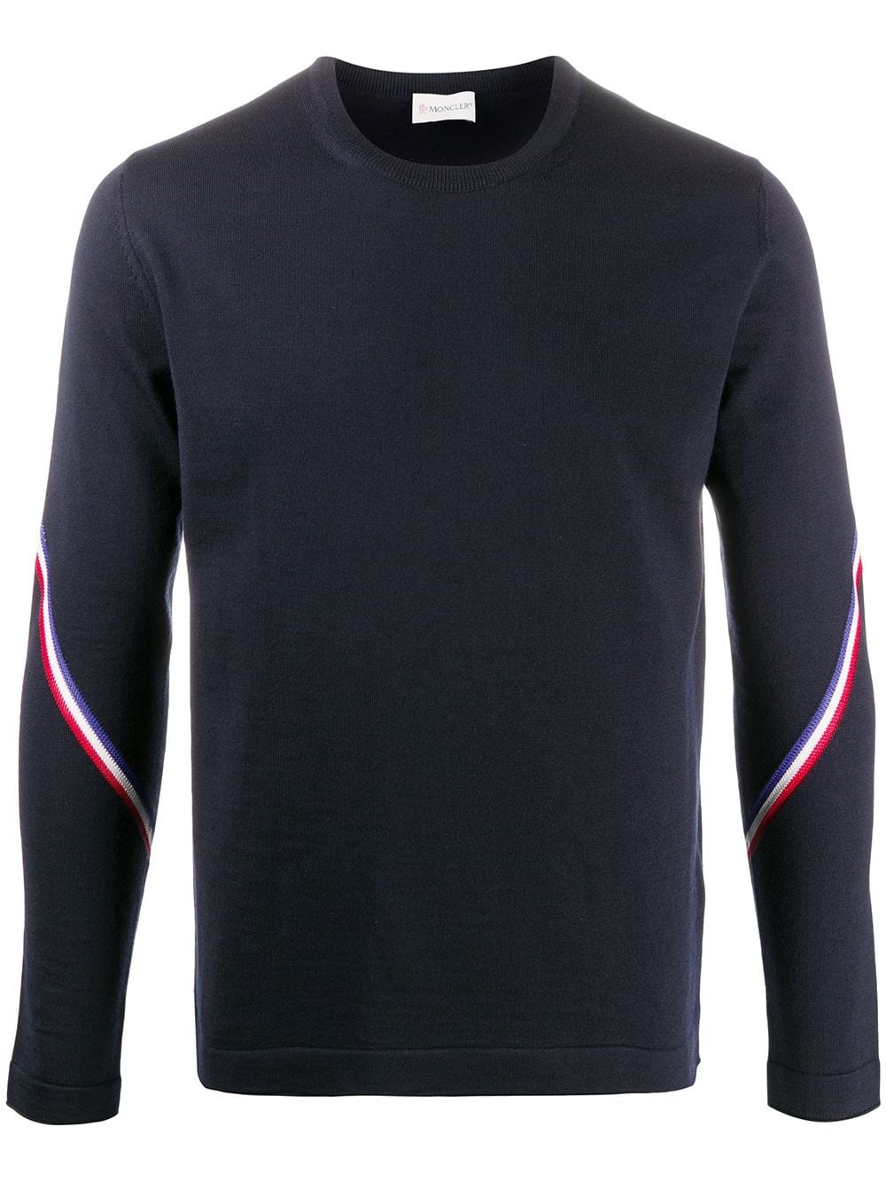 long-sleeve crew neck jumper - 1