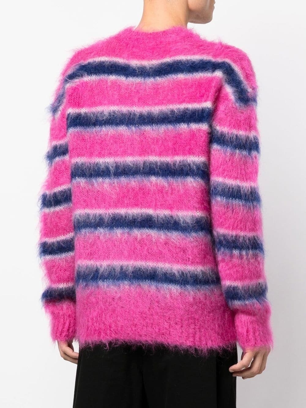 striped mohair jumper - 4