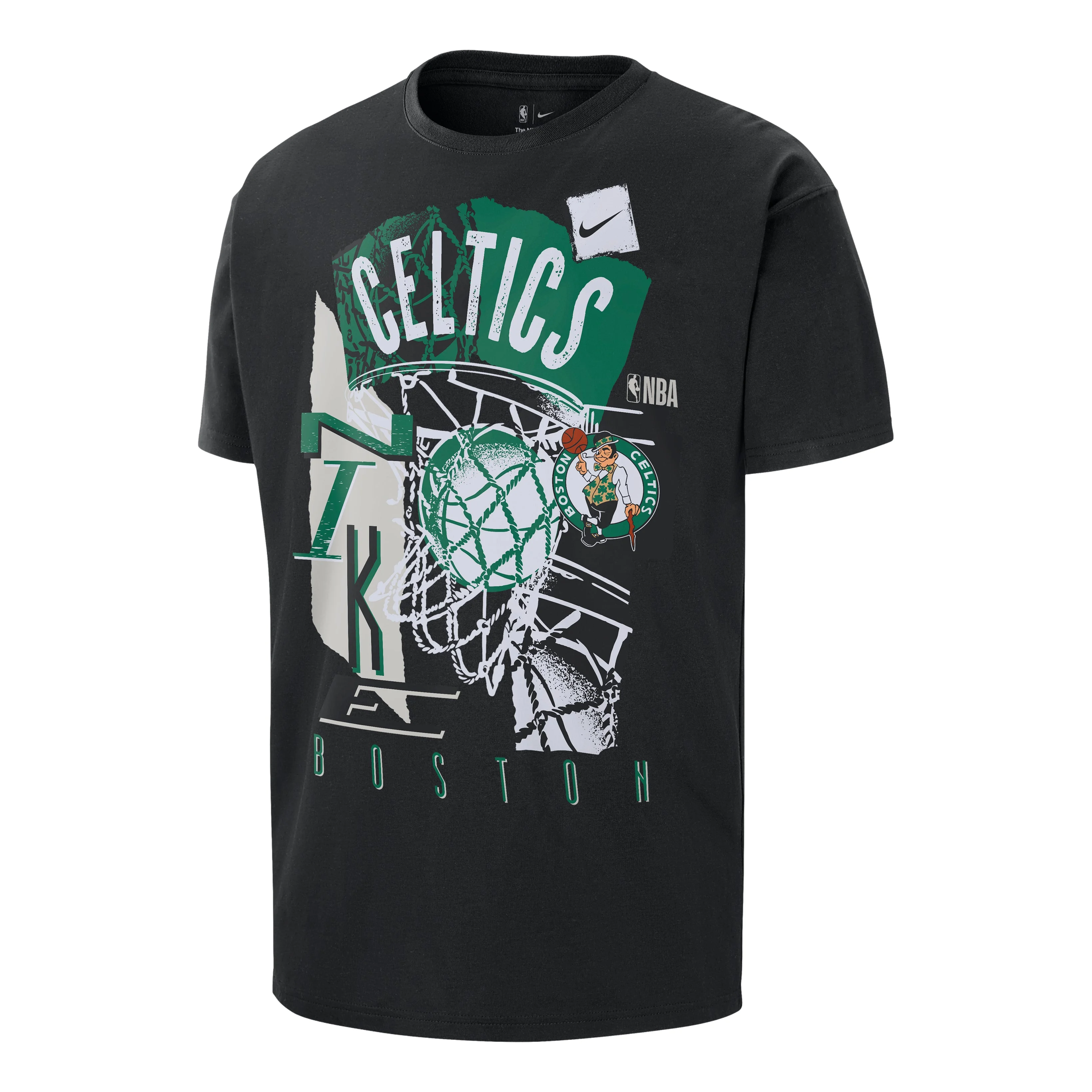 Nike NBA Boston Celtics Courtside T-Shirt 'Black' HV5638-010 - 1