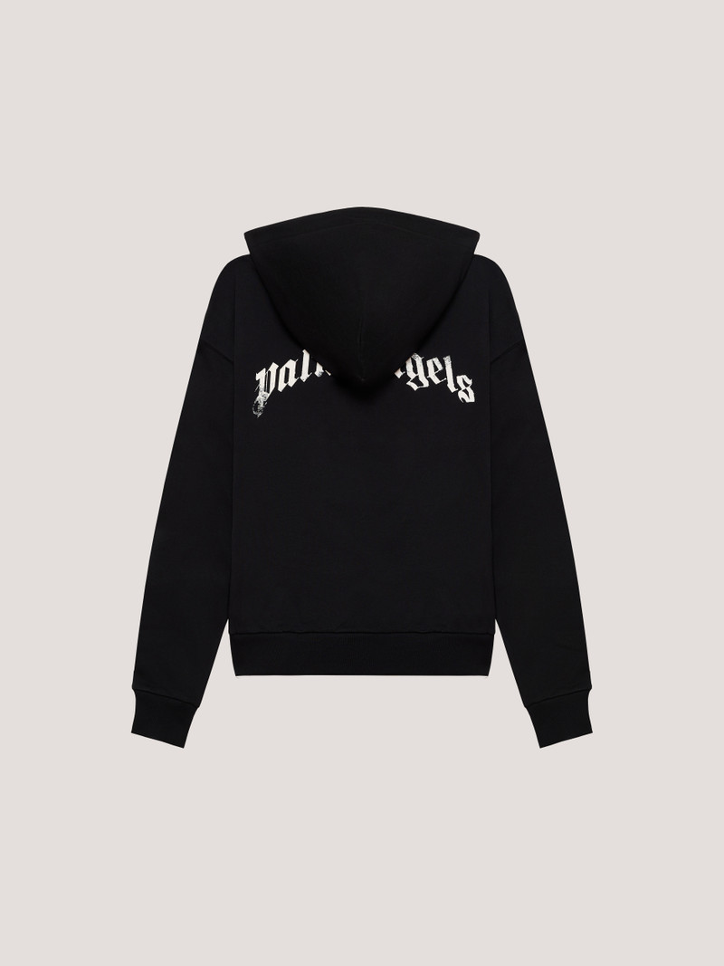 Palm Angels Spray Broken Bear Hoodie outlook