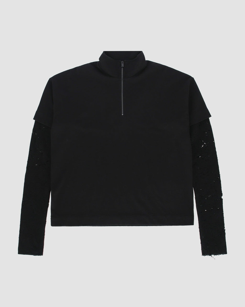 DOUBLE SLEEVE DESTROYED L/S T-SHIRT 1