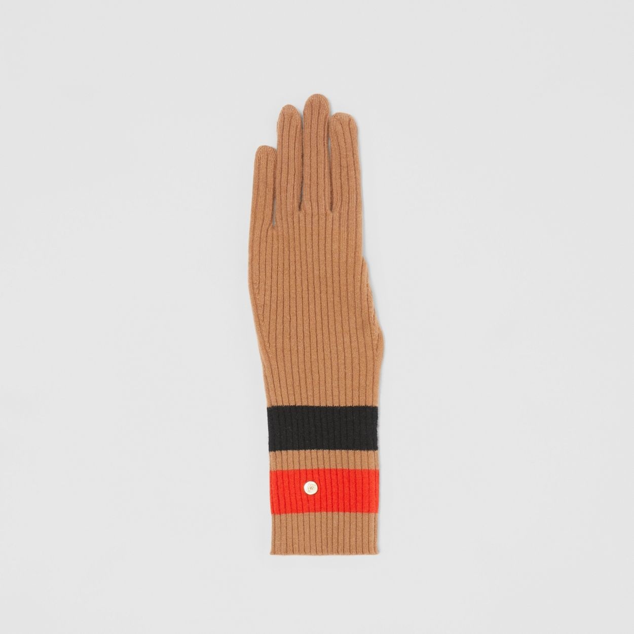 Monogram Motif Merino Wool Cashmere Gloves - 3