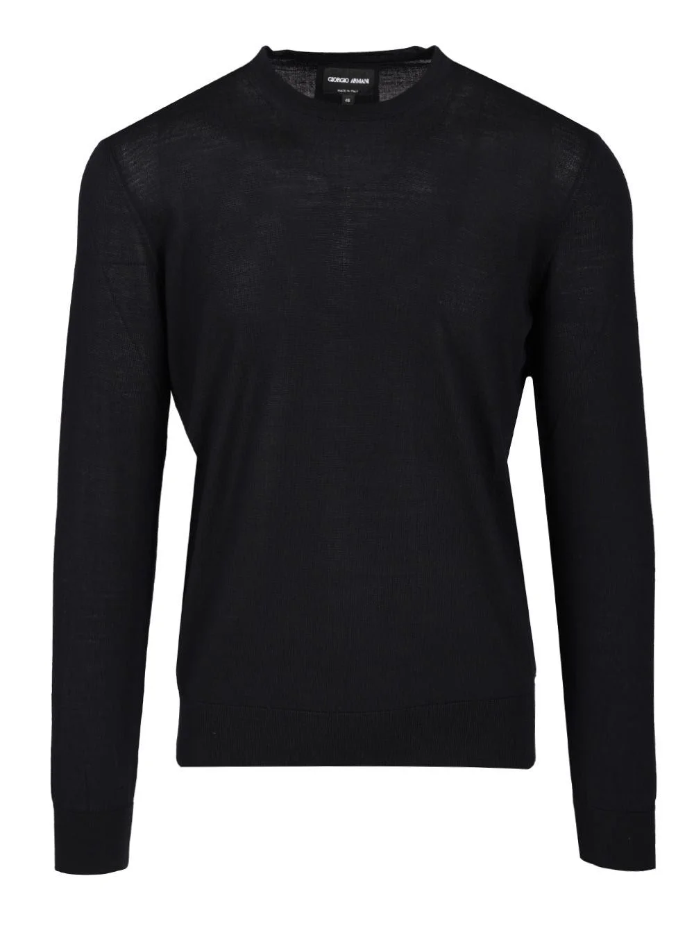 Giorgio Armani Men Crew Neck Wool Sweater - 1