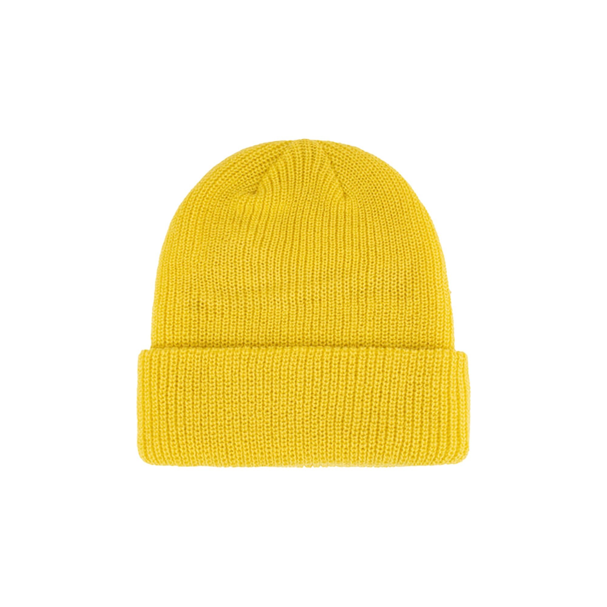 Stussy Basic Cuff Beanie 'Yellow' - 2