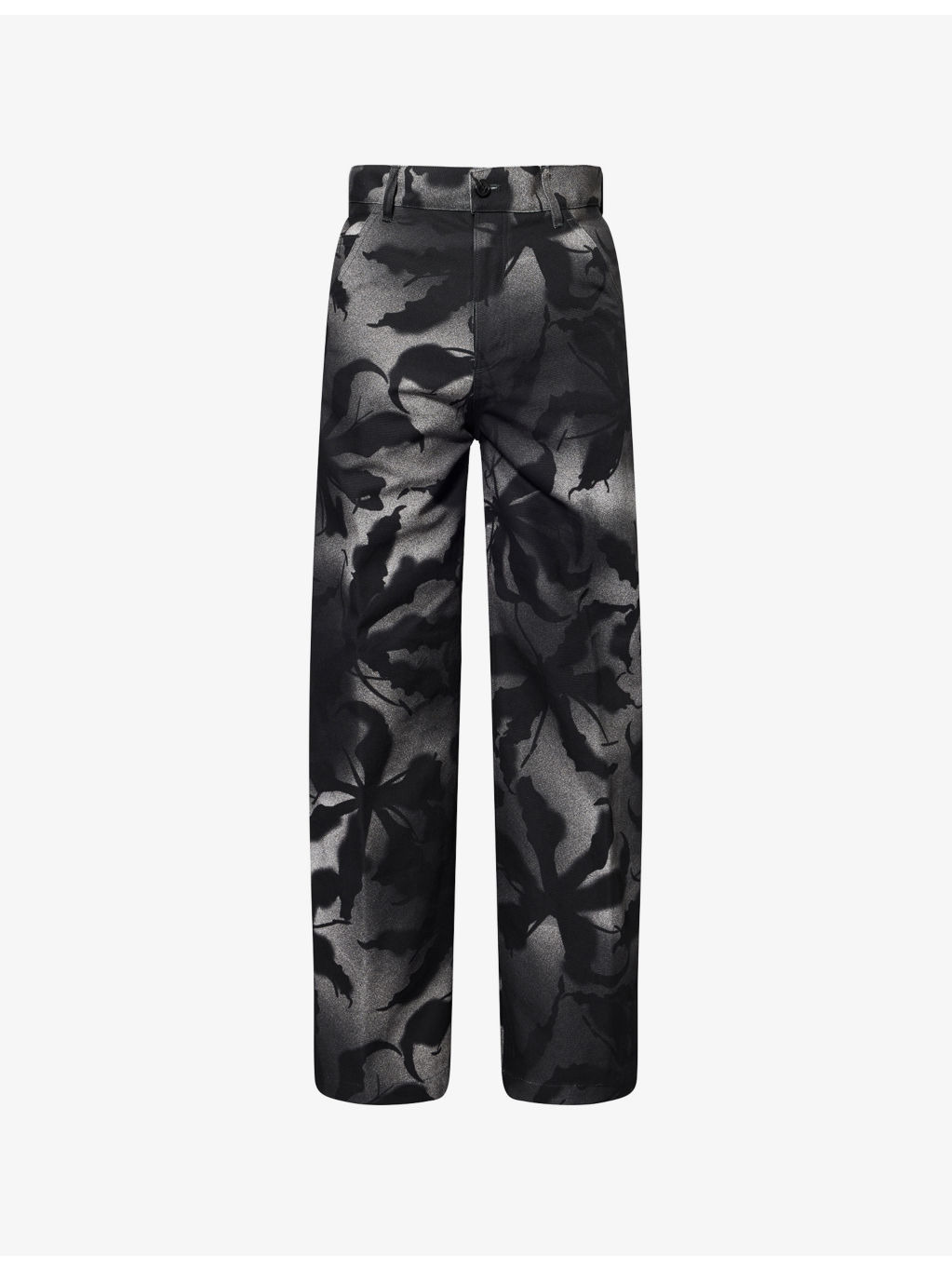Pickerby 2369 Graphic-Pattern Cotton Trousers - 1