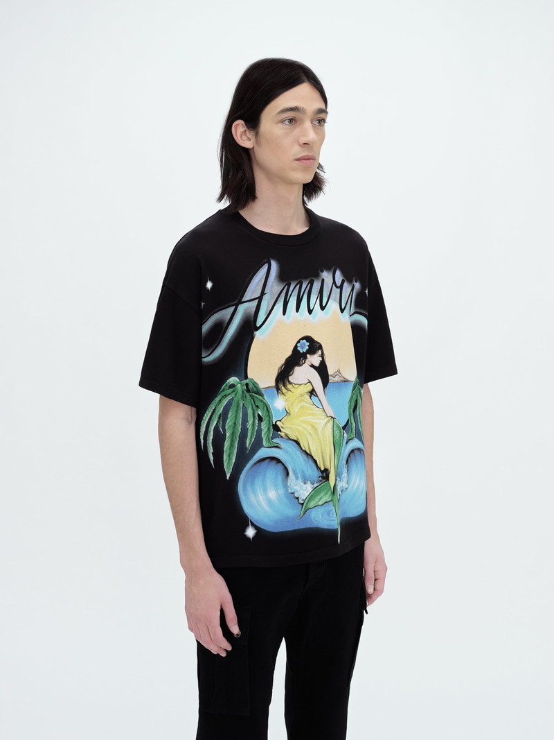 AMIRI OVERSIZED AMIRI MERMAID TEE - 6954542039105 | REVERSIBLE