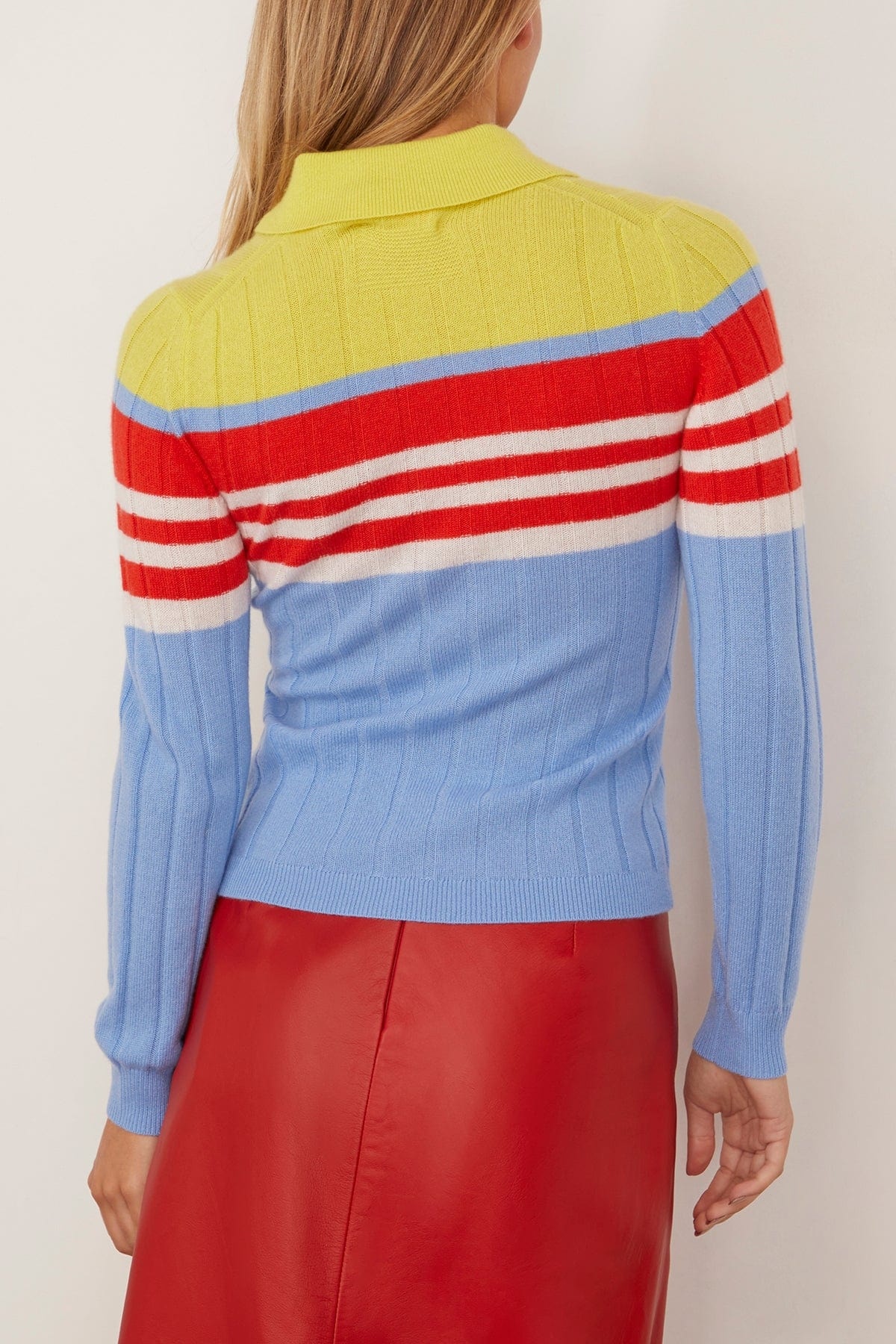 Track Polo in French Blue Combo - 4