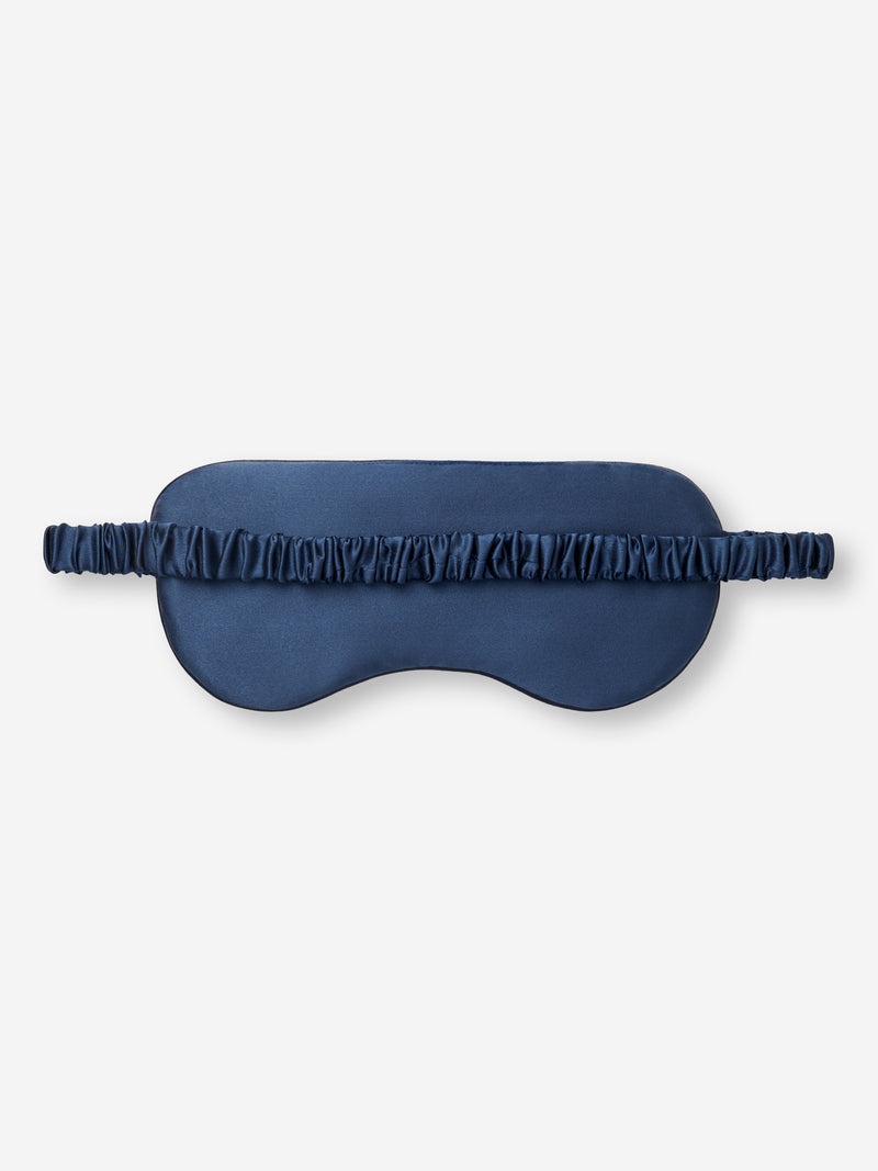 Eye Mask Verona Silk Satin Navy - 3