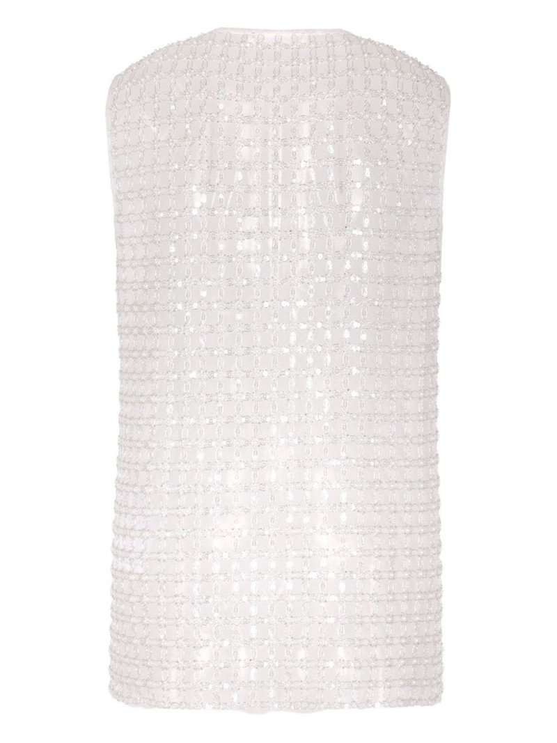 NICCOLÒ PASQUALETTI floral embroidered tulle top outlook